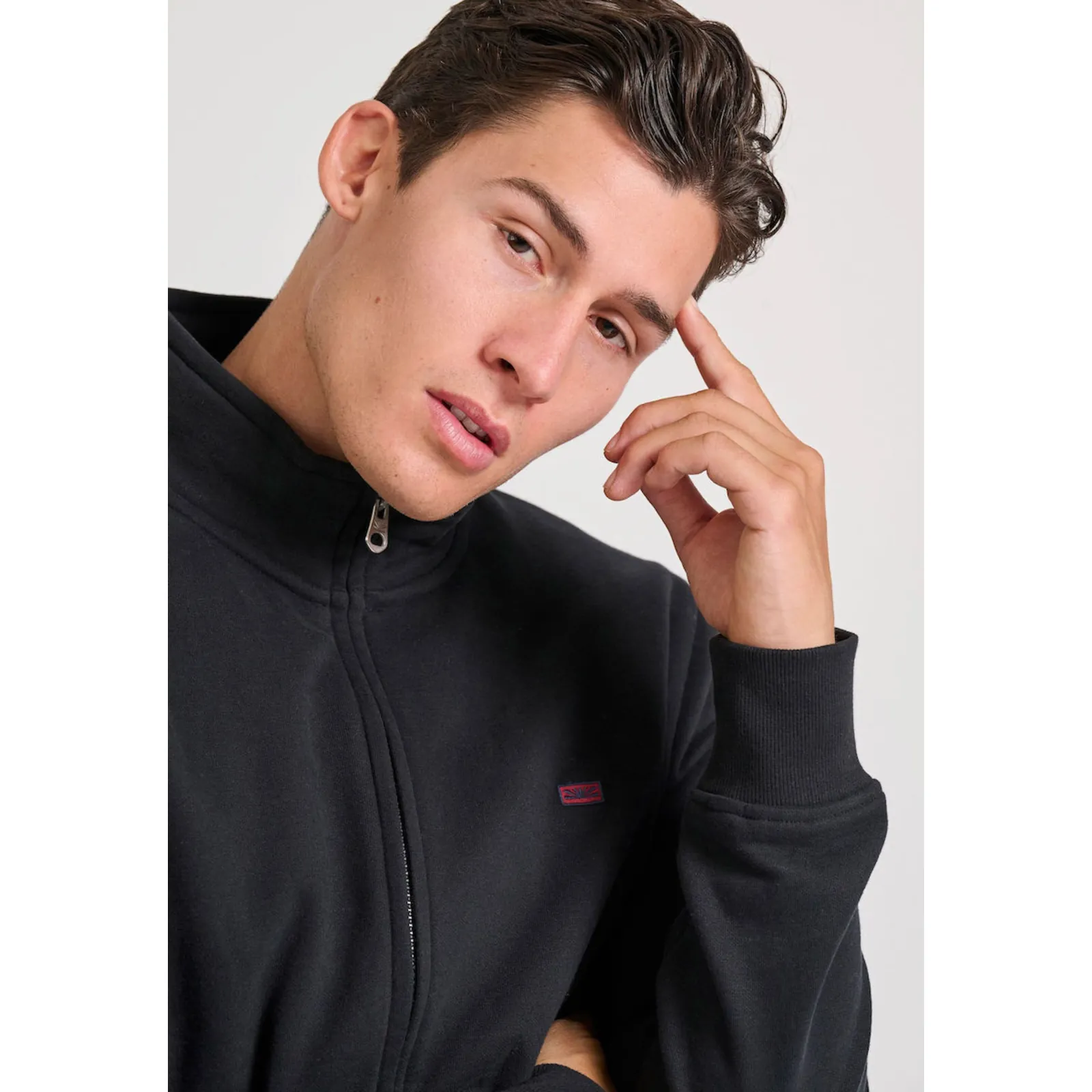 Funky Buddha Φούτερ Μαύρο Black (FBM010-040-06-BLACK) – Photo 1