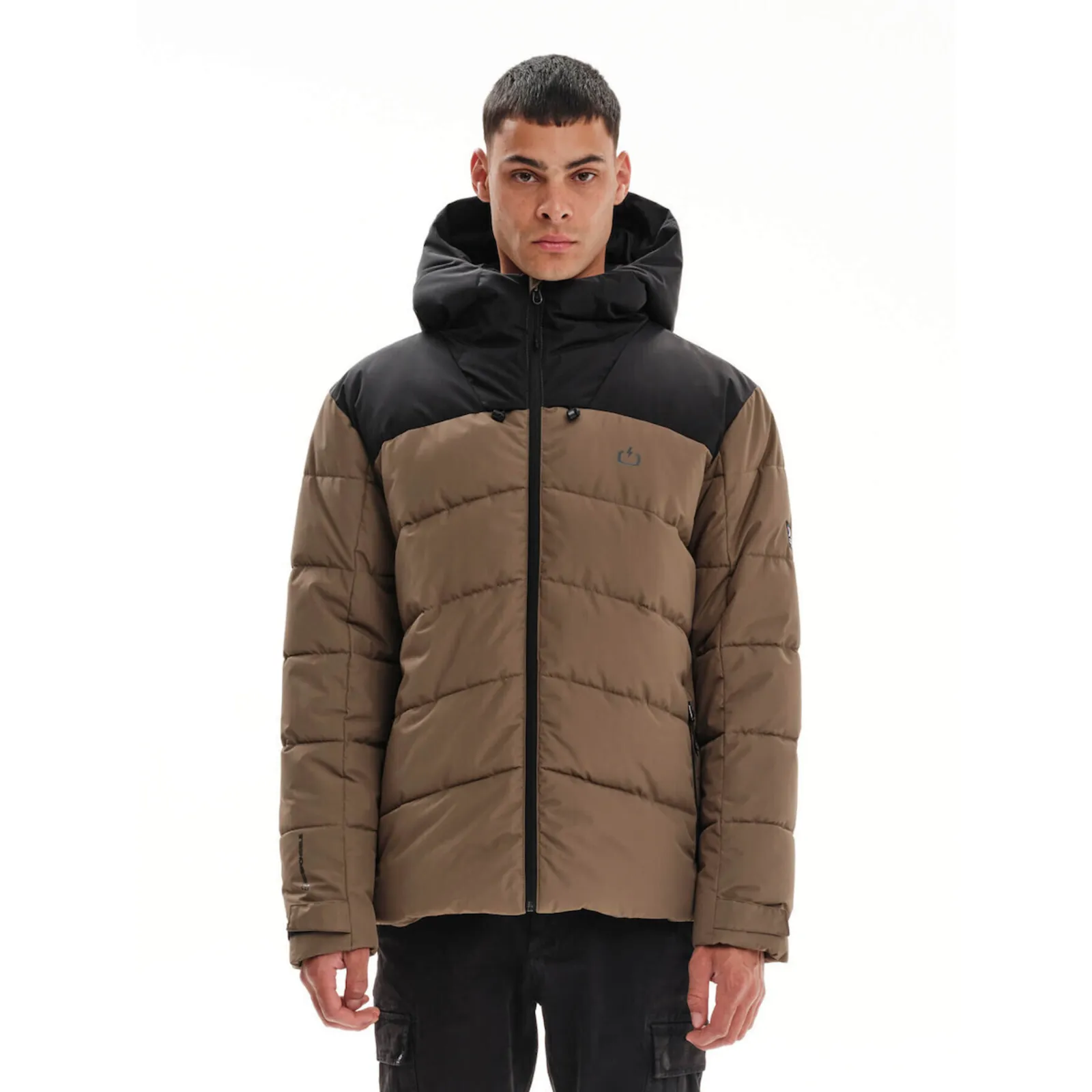 Emerson Ανδρικό Χειμωνιάτικο Μπουφάν Puffer Καφέ 232.EM10.15 (232.EM10.15-Brown)