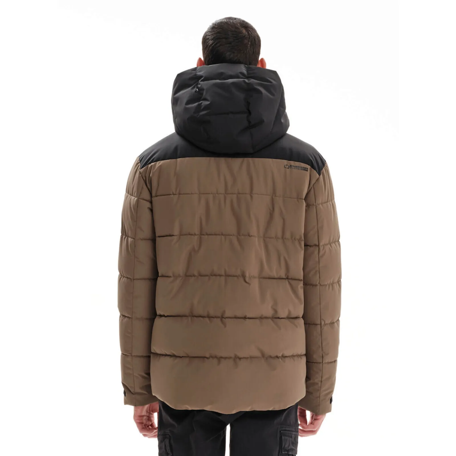 Emerson Ανδρικό Χειμωνιάτικο Μπουφάν Puffer Καφέ 232.EM10.15 (232.EM10.15-Brown) – Photo 3