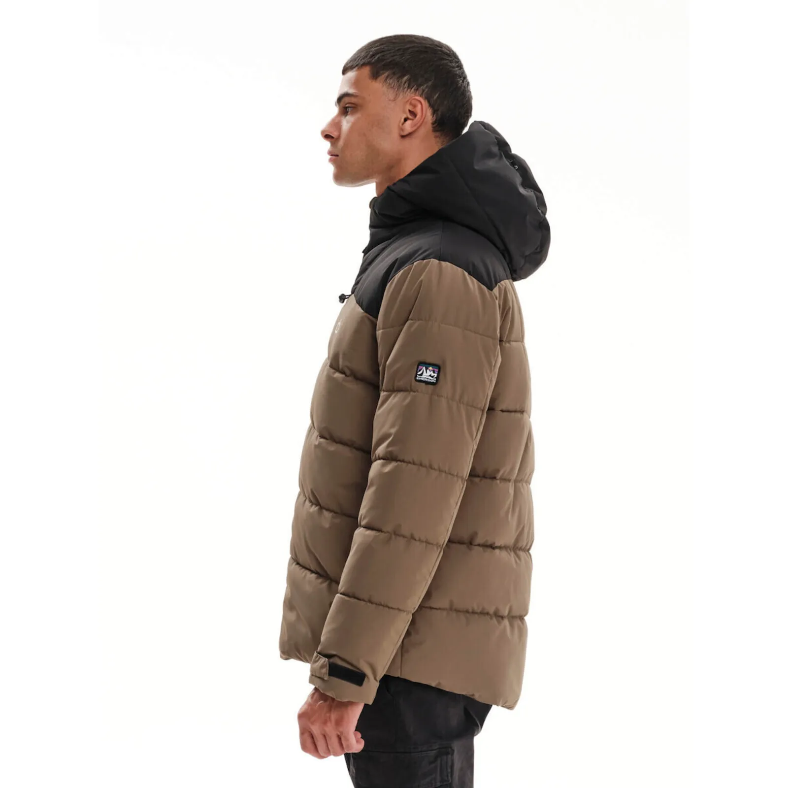 Emerson Ανδρικό Χειμωνιάτικο Μπουφάν Puffer Καφέ 232.EM10.15 (232.EM10.15-Brown) – Photo 2