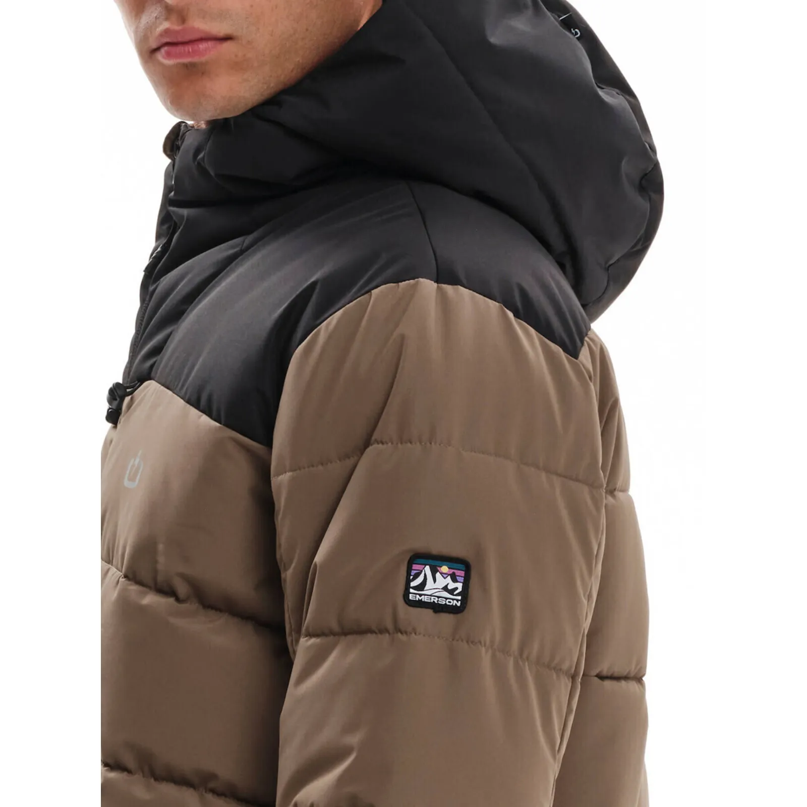 Emerson Ανδρικό Χειμωνιάτικο Μπουφάν Puffer Καφέ 232.EM10.15 (232.EM10.15-Brown) – Photo 4
