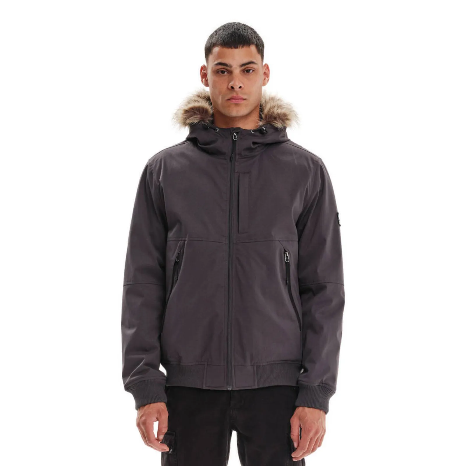 Emerson Ανδρικό Χειμωνιάτικο Μπουφάν Dark Grey 232.EM10.65 (232.EM10.65-Dark-Grey)