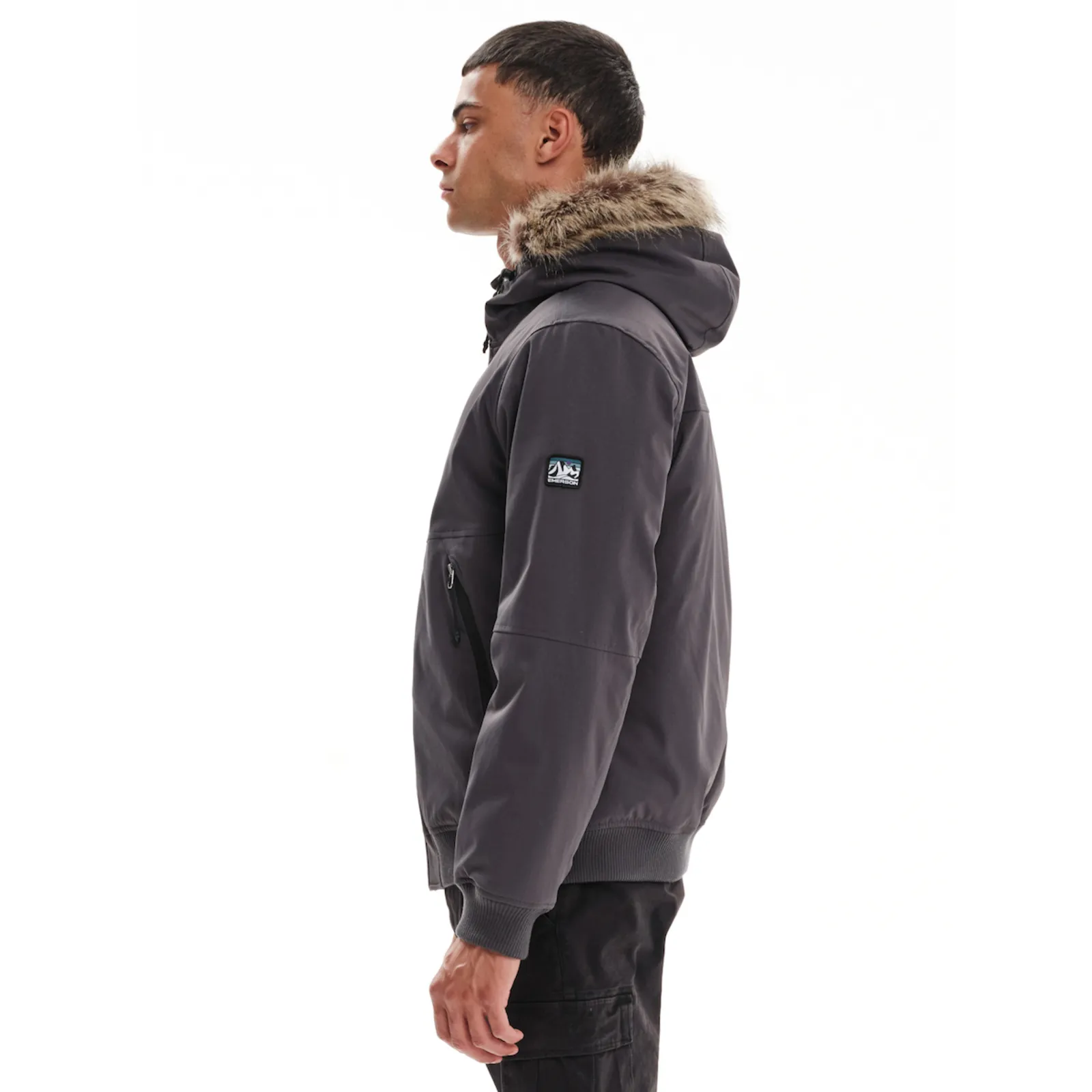 Emerson Ανδρικό Χειμωνιάτικο Μπουφάν Dark Grey 232.EM10.65 (232.EM10.65-Dark-Grey) – Photo 2
