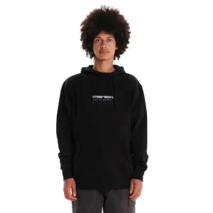 Emerson Φούτερ με Κουκούλα Μαύρο Black (242.EM20.08-Black)