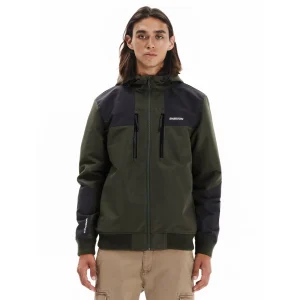 Emerson Μπουφάν Bomber Αδιάβροχο Πράσινο 252.EM10.31-Pine-Green-Ebony
