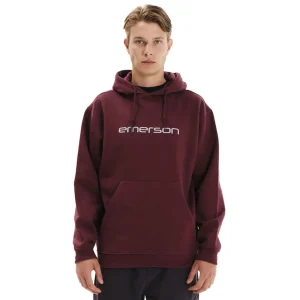 Emerson Φούτερ Fleece με Κουκούλα Μπορντό (252.EM20.06-Dusty-Wine)