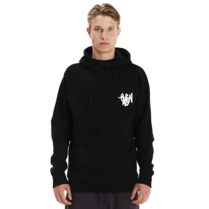 Emerson Φούτερ Fleece με Κουκούλα Μαύρο Black (252.EM20.40-Black)