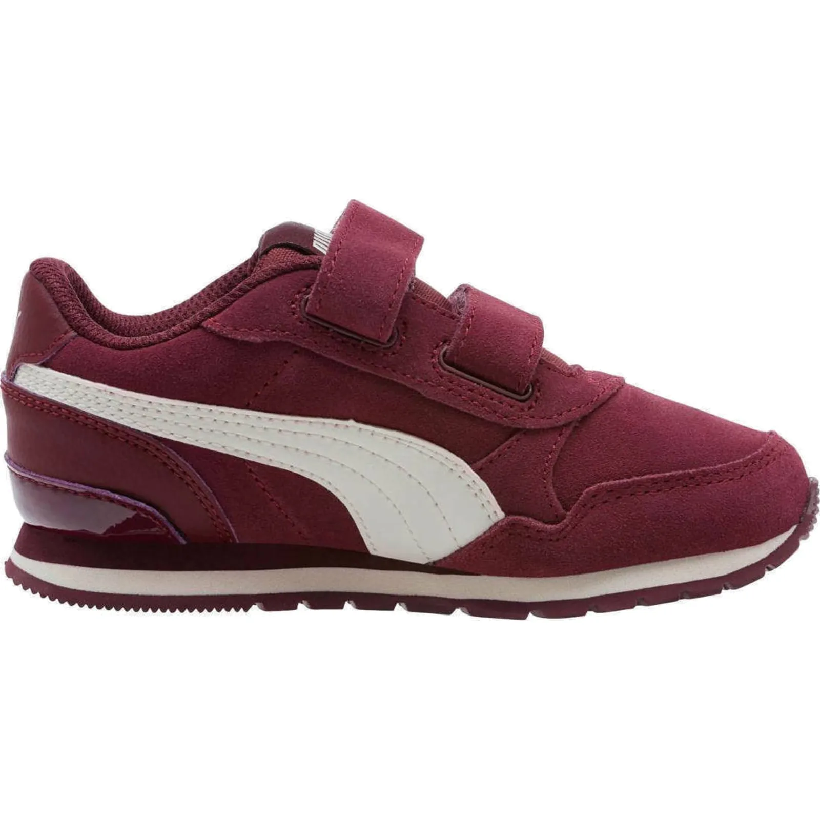 Puma Runner Παιδικά Sneakers με Σκρατς Μπορντό 366001-03