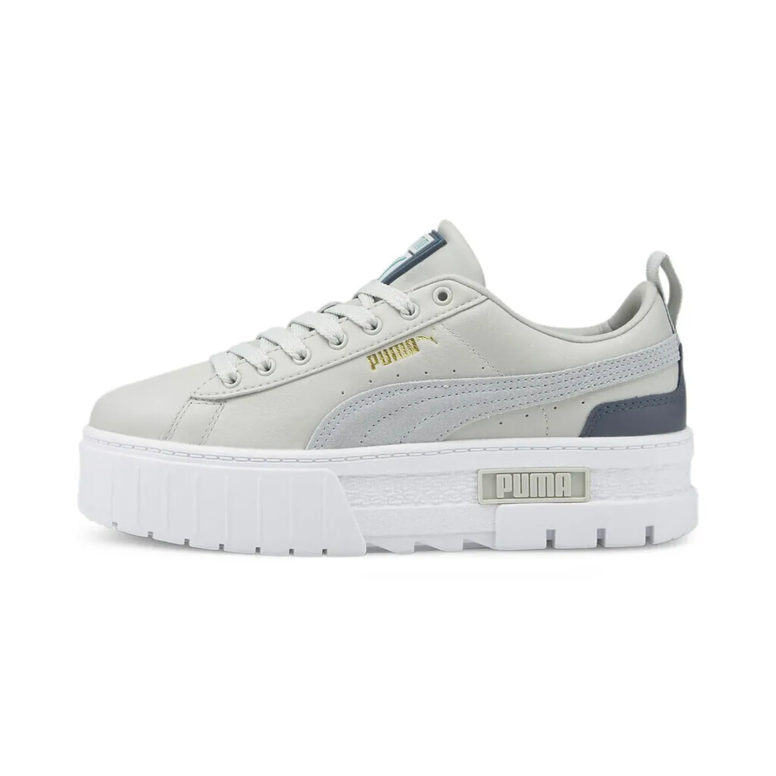 Γυναικεία sneakers Puma Mayze Flatforms Γκρι γκρι – πλάγια όψη