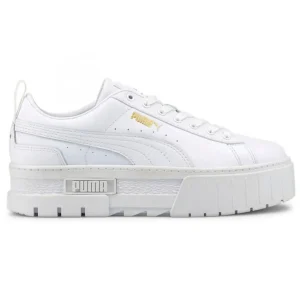 Γυναικεία sneakers  Puma Mayze Flatforms Λευκά  λευκό – πλάγια όψη