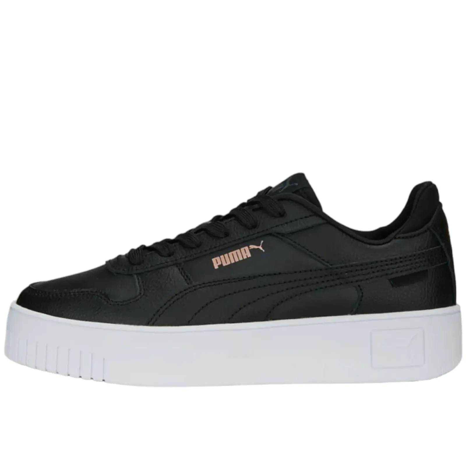Γυναικεία sneakers Puma Carina Flatforms Μαύρα μαύρο – πλάγια όψη