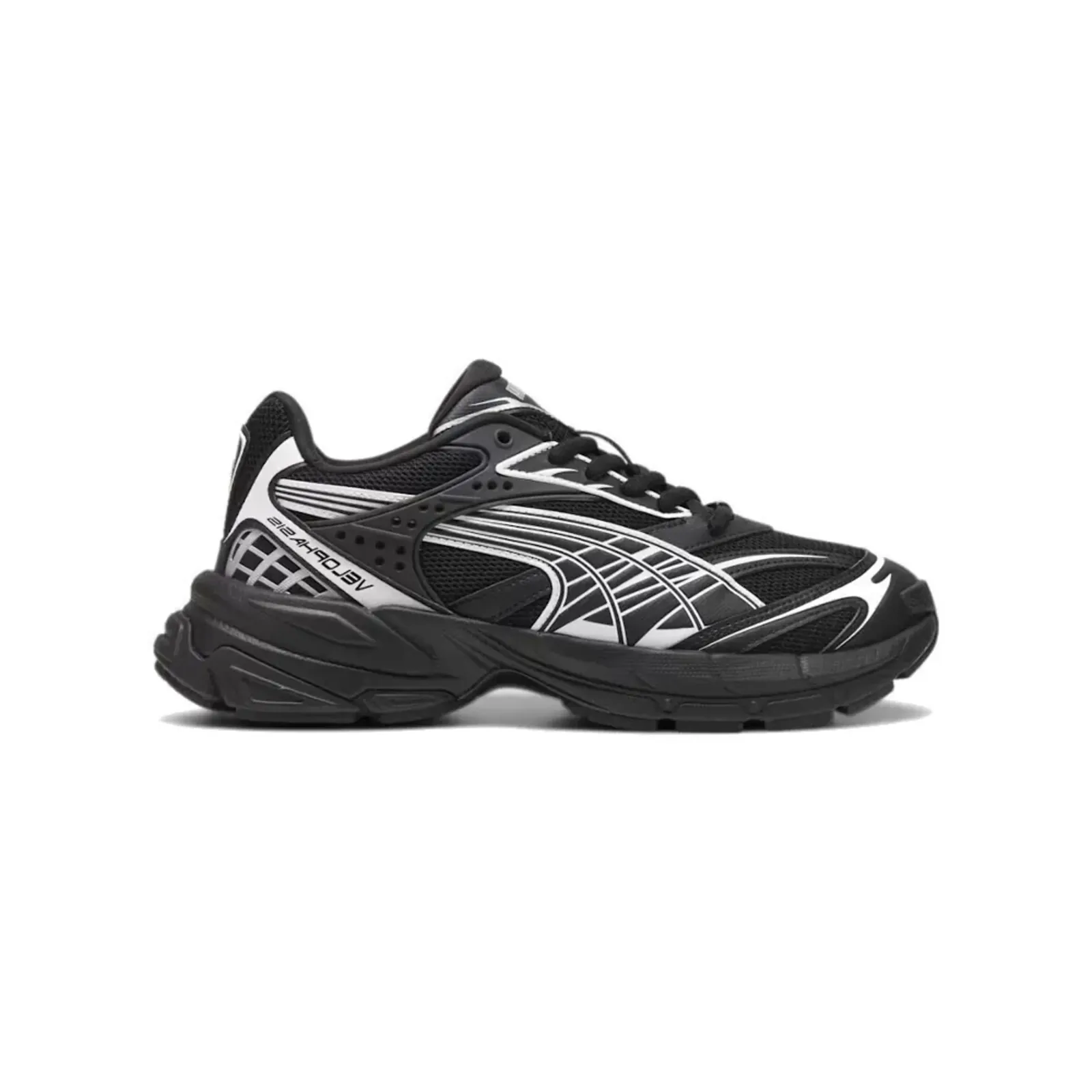 Γυναικεία sneakers Puma Velophasis Always On Chunky Μαύρα μαύρο – πλάγια όψη