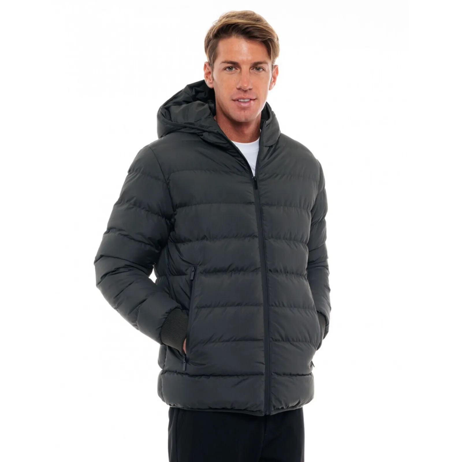 Biston 48-201-064 Ανδρικό Μπουφάν Puffer DK Green (48-201-064-DK-GREEN) – Photo 2