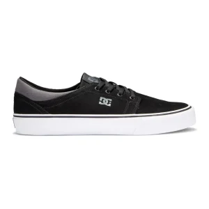 Ανδρικά sneakers DC Trase - Suede Shoes for Men ADYS300172-XKKS Black/Black/Grey – πλάγια όψη