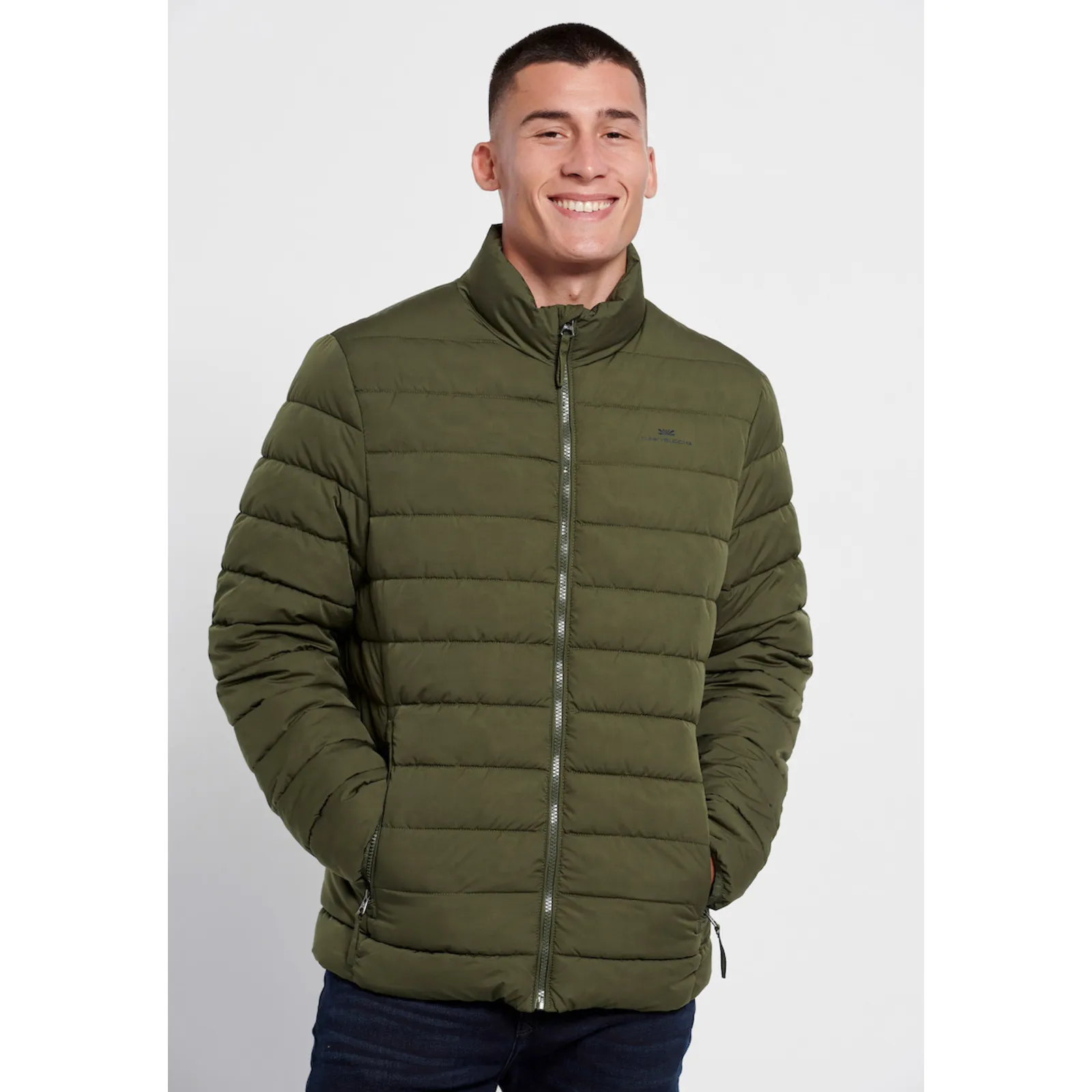 Funky Buddha FBM006-00501 Ανδρικό Μπουφάν Puffer Χακί (FBM006-005-01-Khaki)