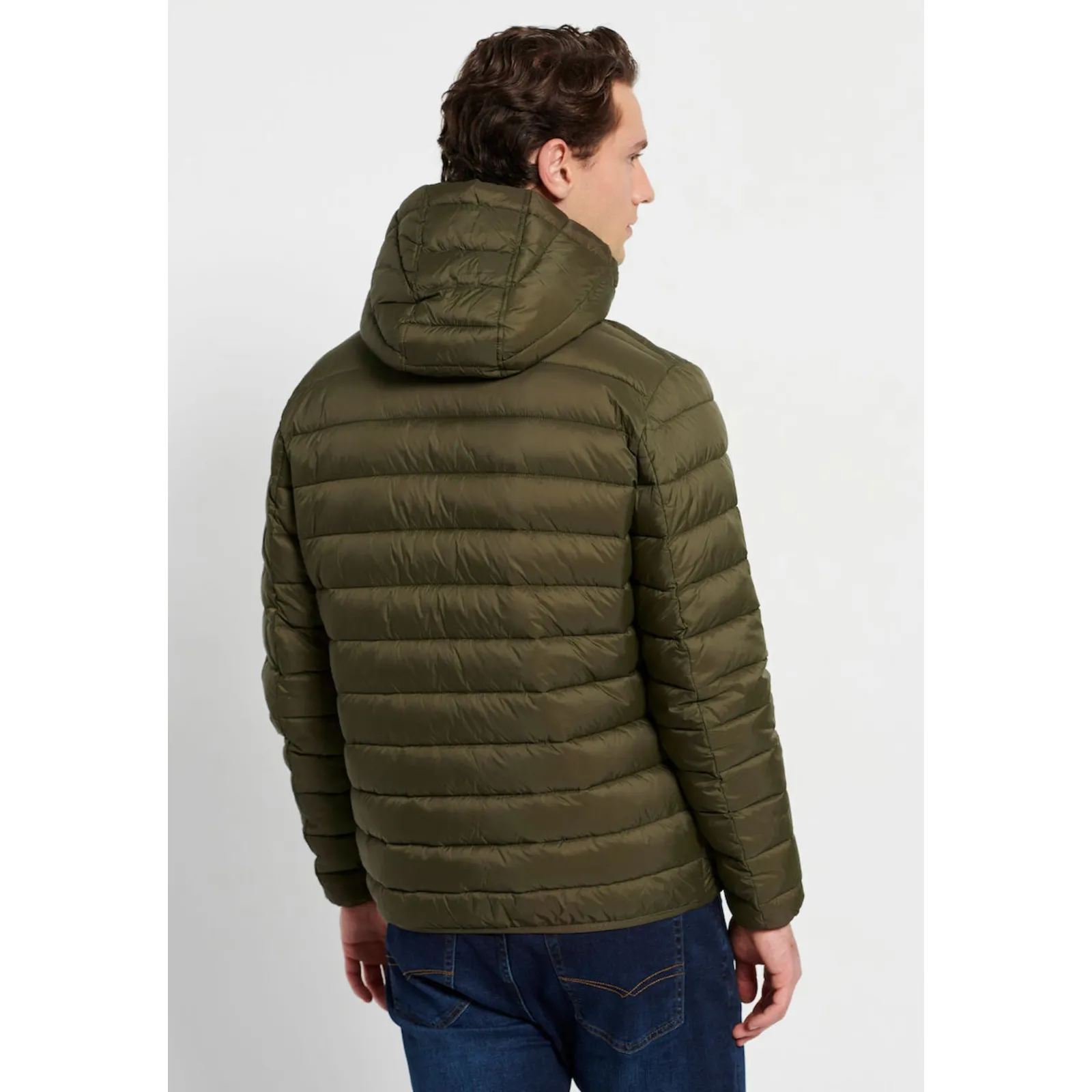 Funky Buddha Ανδρικό Χειμωνιάτικο Μπουφάν Puffer Χακί FBM008-031-01 (FBM008-031-01-Khaki) – Photo 2