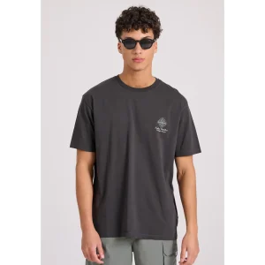 Funky Buddha Ανδρικό T-shirt Κοντομάνικο Γκρι FBM009-069-04-ANTHRACITE