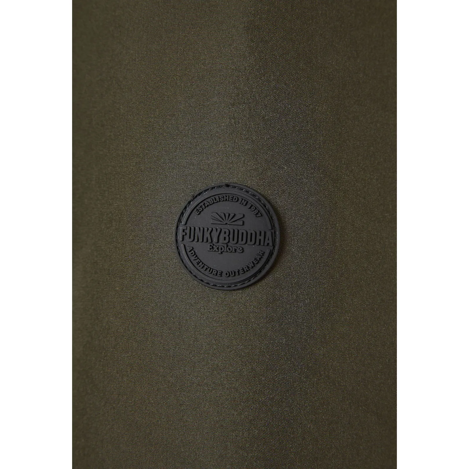 Funky Buddha Ανδρικό Μπουφάν Bomber Χακί FBM010-020-01-KHAKI – Photo 1