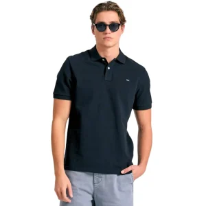 Funky Buddha Polo Μπλούζα Μαύρη FBM011-001-11-BLACK