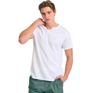 Funky Buddha T-shirt Λευκό FBM011-004-04-WHITE