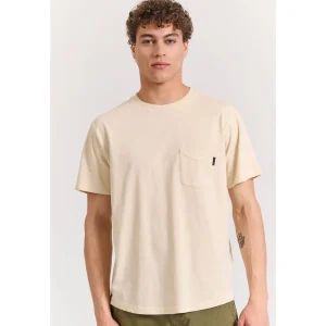 Funky Buddha T-shirt Μπεζ FBM011-006-04-CHALK