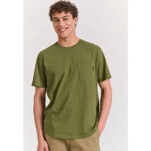 Funky Buddha T-shirt Χακί FBM011-006-04-KHAKI