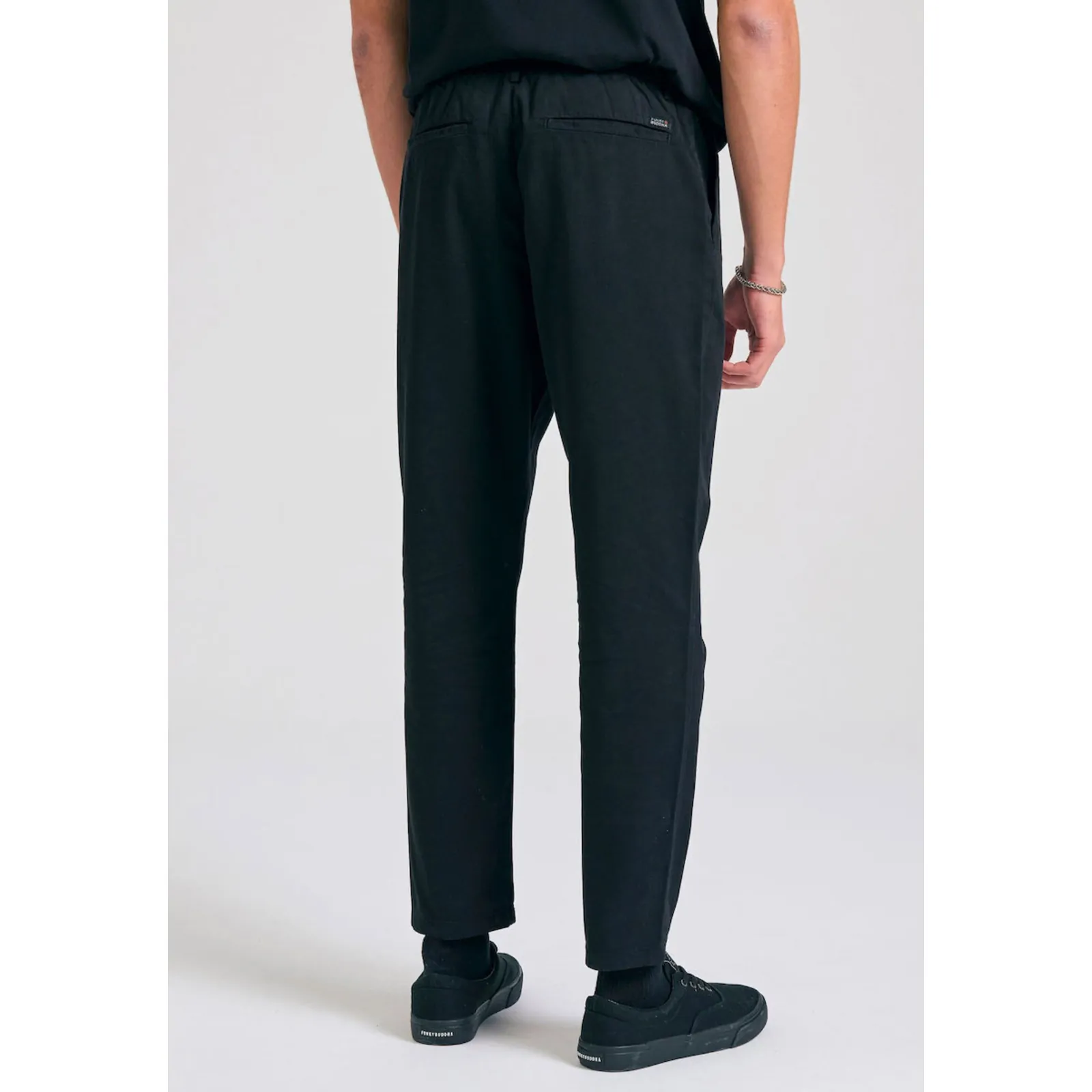 Funky Buddha Παντελόνι Chino Μαύρο FBM011-014-02-BLACK – Photo 3