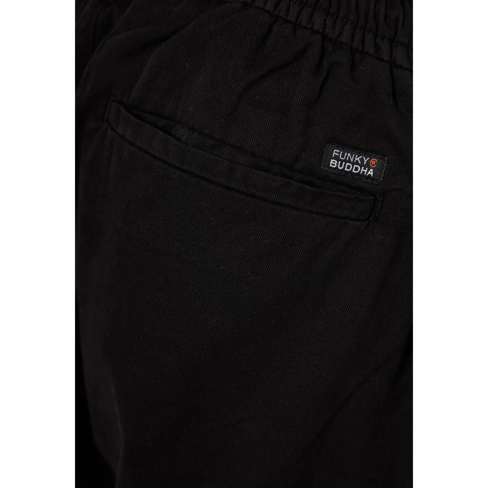 Funky Buddha Παντελόνι Chino Μαύρο FBM011-014-02-BLACK – Photo 1