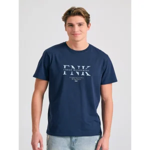 Funky Buddha T-shirt Navy FBM011-017-04-NAVY
