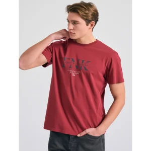 Funky Buddha T-shirt Wine FBM011-017-04-WINE