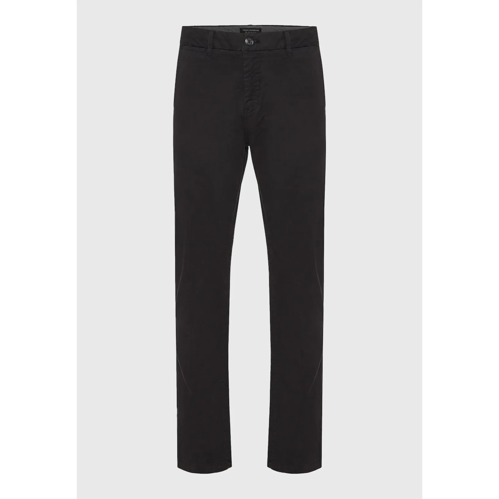 Funky Buddha Παντελόνι Chino σε Κανονική Εφαρμογή Μαύρο FBM012-001-02-BLACK – Photo 3