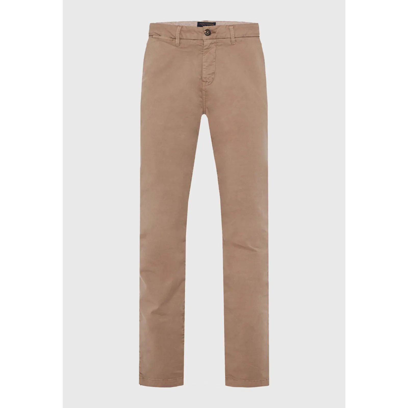 Funky Buddha Παντελόνι Chino Ελαστικό σε Κανονική Εφαρμογή Μπεζ FBM012-001-02-LT-CIGAR – Photo 3