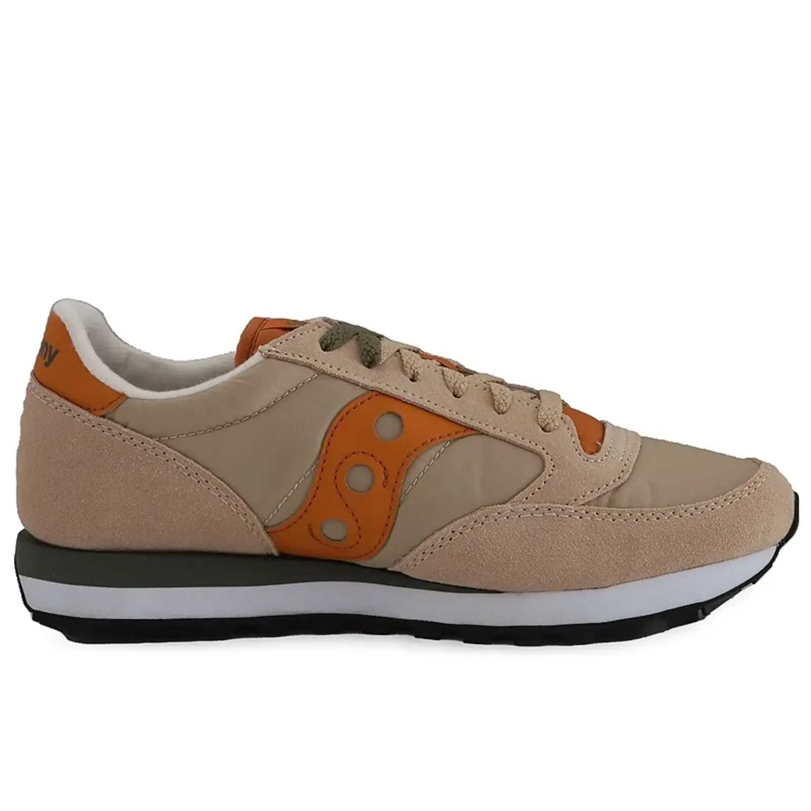 Ανδρικά sneakers Saucony Mens Jazz Original Khaki/Orange – πλάγια όψη