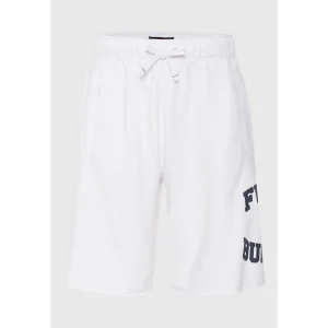 Funky Buddha Αθλητική Ανδρική Βερμούδα Λευκή FBM011-051-03-WHITE