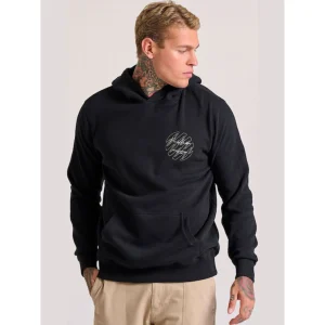 Funky Buddha Φούτερ με Τσέπες Μαύρο Black (FBM010-025-06-BLACK)