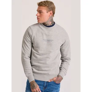 Funky Buddha Φούτερ Γκρι Grey (FBM010-010-06-LT-GREY-MEL)