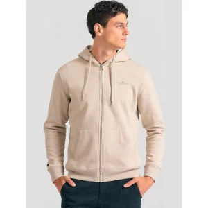 Funky Buddha Φούτερ με Κουκούλα Γκρι (FBM012-001-06-GREIGE)