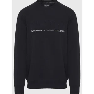 Funky Buddha Φούτερ Μαύρο Black (FBM012-008-06-BLACK)