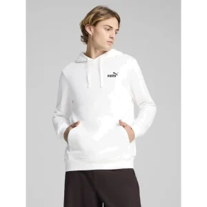 Puma Φούτερ με Κουκούλα Λευκό (682574-02)