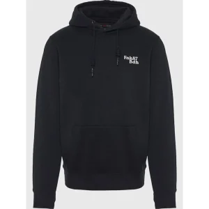 Funky Buddha Ανδρική Φούτερ Ζακέτα με Τσέπες Μαύρη Black (FBM010-029-06-BLACK)