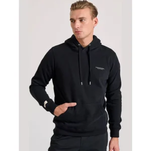Funky Buddha Φούτερ με Κουκούλα Μαύρο Black (FBM010-002-06-BLACK)
