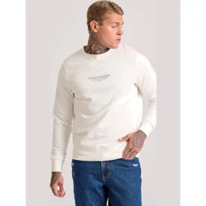 Funky Buddha Φούτερ Λευκό White (FBM010-010-06-OFF-WHITE)