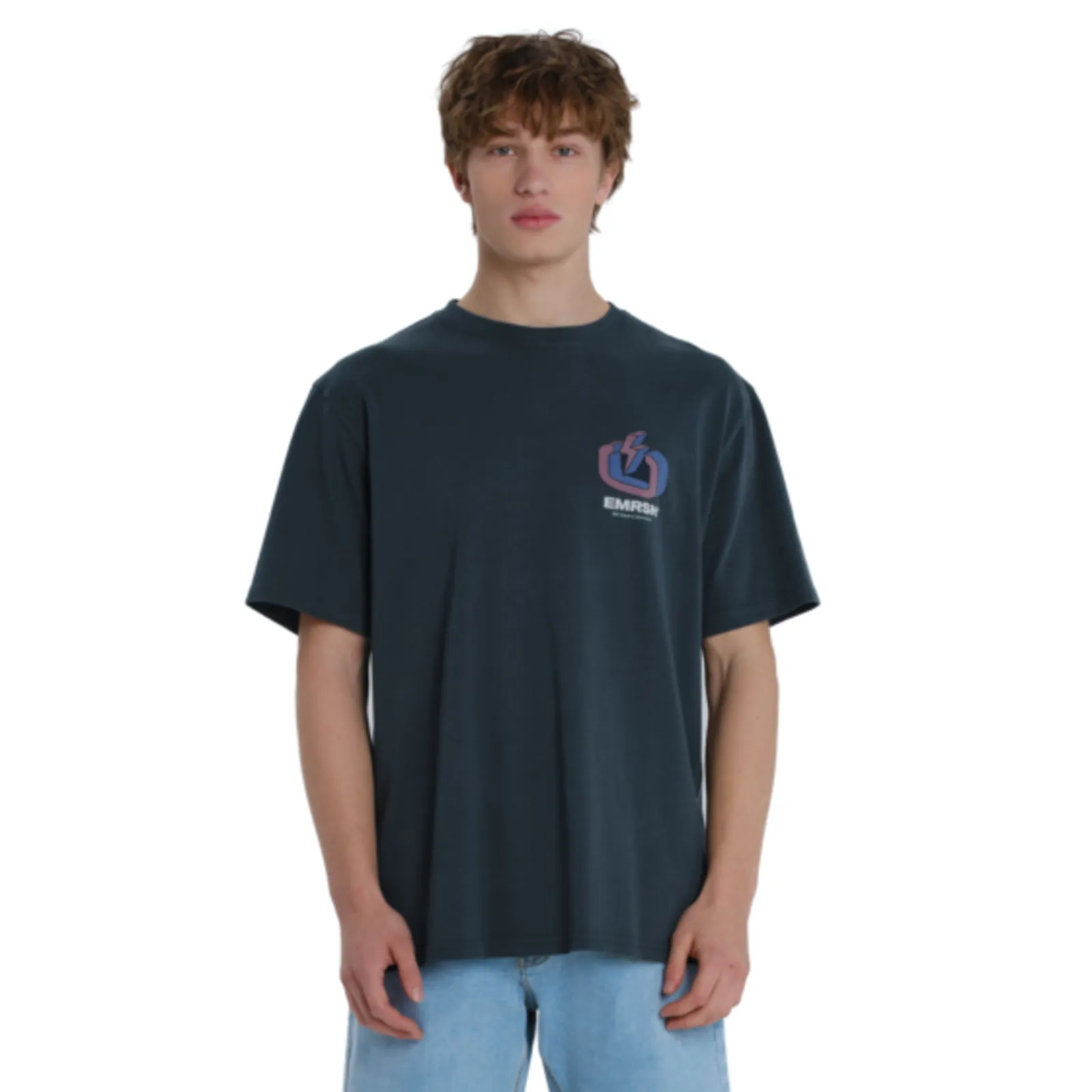 Emerson Ανδρικό T-Shirt 261.EM33.08-TEAL-BLUE