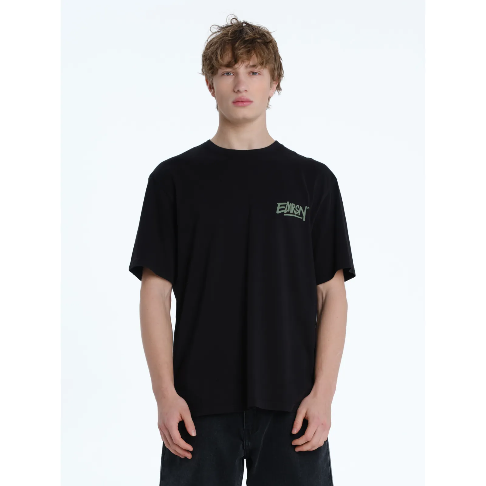 Emerson Ανδρικό T-Shirt 261.EM33.24-BLACK-OLIVE