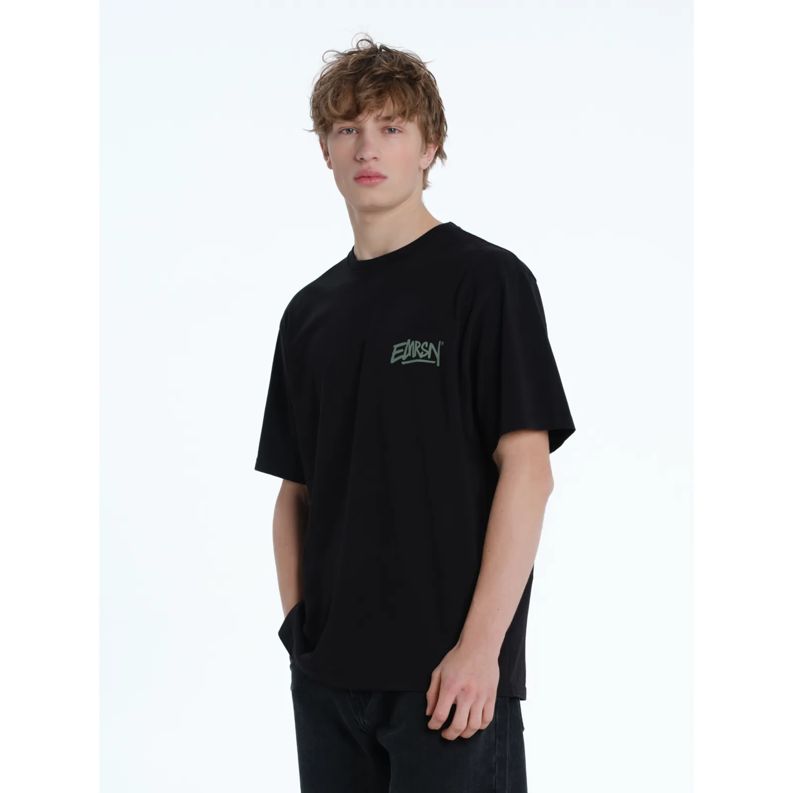 Emerson Ανδρικό T-Shirt 261.EM33.24-BLACK-OLIVE - Image 3