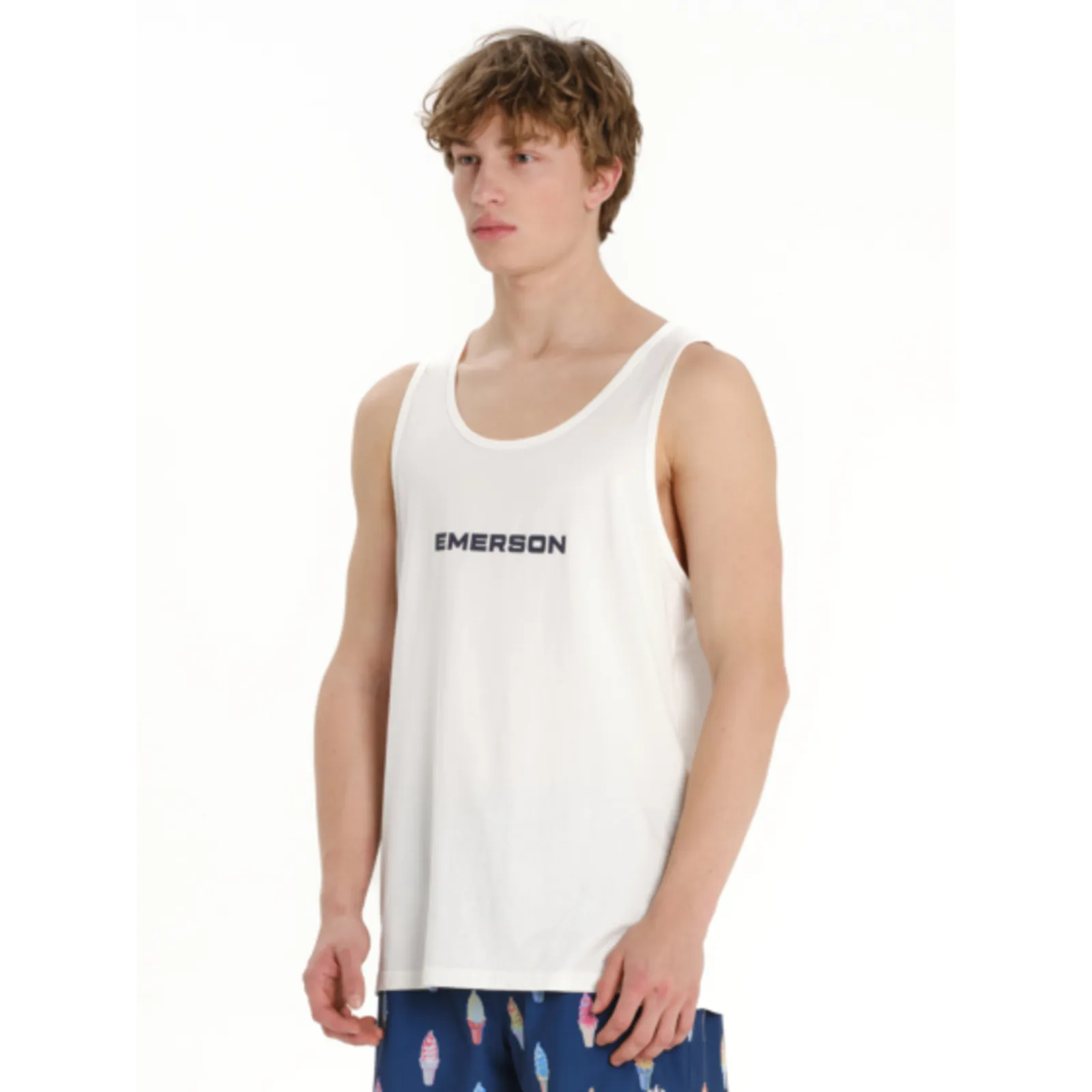 Emerson Ανδρικό Tank Top 261.EM37.09-FROSTY-WHITE - Image 2