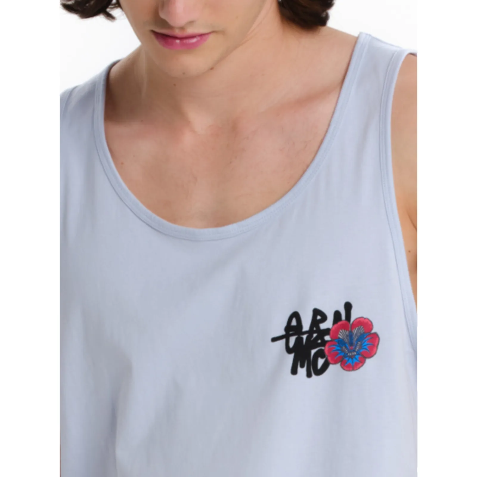 Emerson Ανδρικό Tank Top 261.EM37.13-BABY-BLUE - Image 6