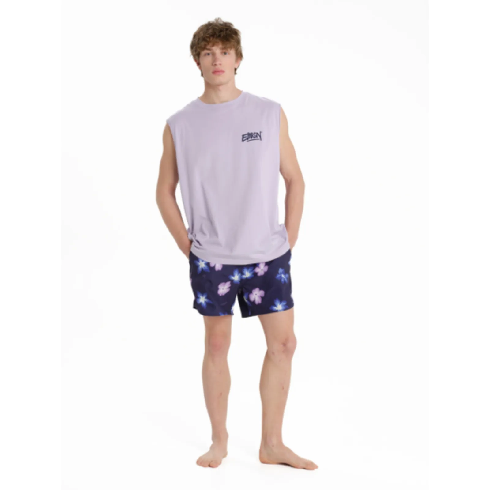 Emerson Ανδρικό Tank Top 261.EM37.24-LAVENDER-BLUE - Image 4