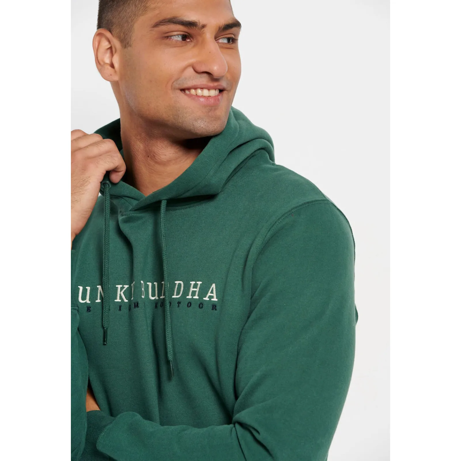 Funky Buddha Ανδρικό Φούτερ FBM008-057-06-ANTIQUE GREEN - Image 2