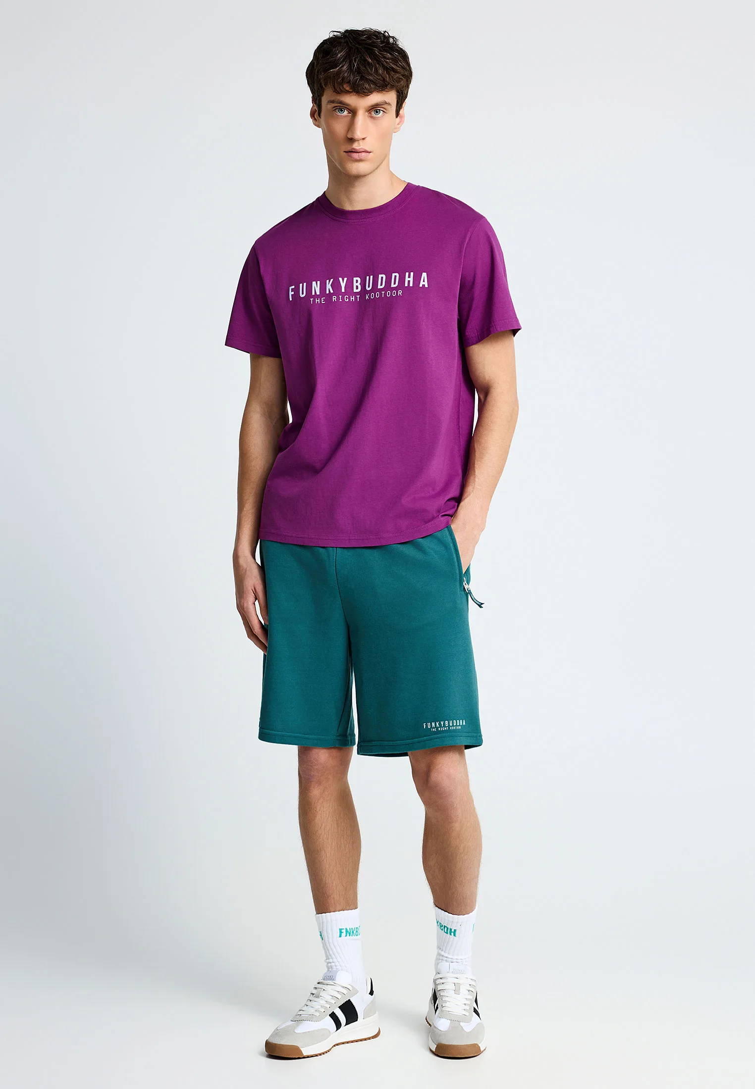 Funky Buddha Ανδρικό T-Shirt FBM013-011-04-WOOD-VIOLET - Image 4